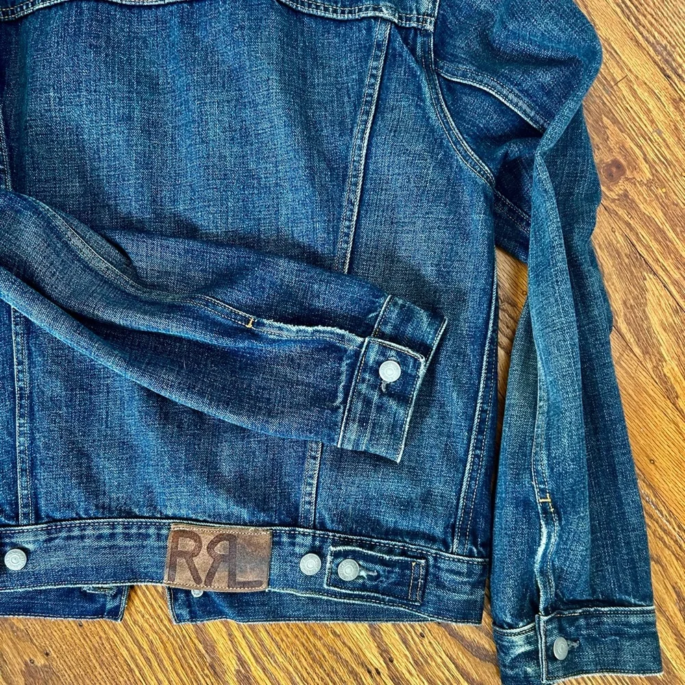 Ralph Lauren Men’s vintage blue jean jacket. Medium, good condition - Picture 3 of 5
